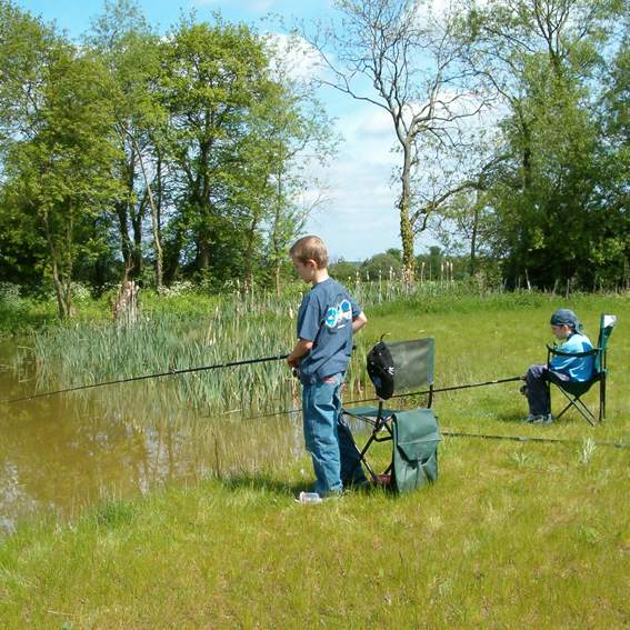 Fishing with kids